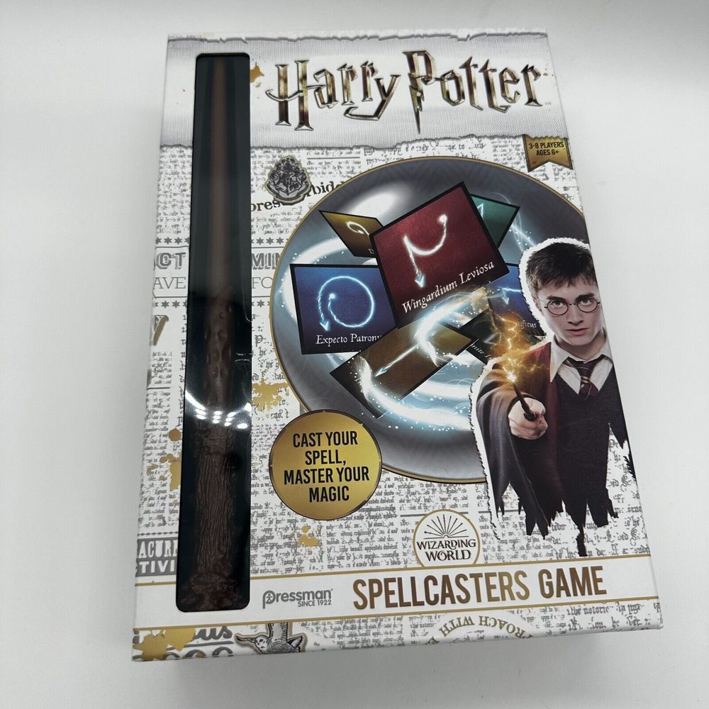 Harry Potter Spellcasters A Charade Game With A Magical Spin Wand Kid Toy 6+ - Picture 4 of 12